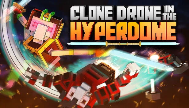 克隆机器人在超穹顶（Clone Drone in the Hyperdome） 游戏封面