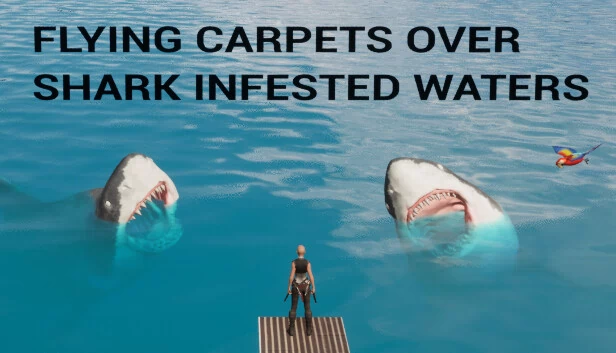 飞毯穿越鲨鱼出没水域（Flying Carpets Over Shark Infested Waters） 游戏封面