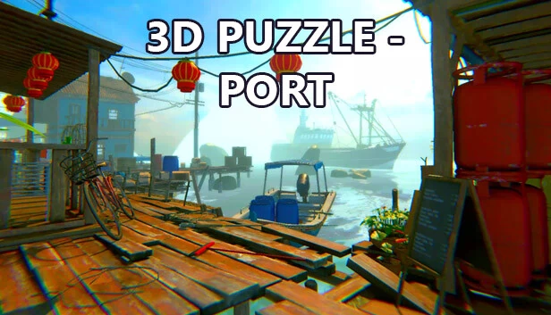 3D 拼图 - 港口（3D PUZZLE - PORT） 游戏封面