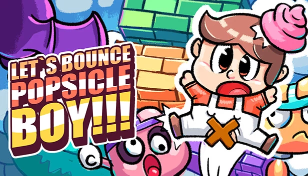一起弹跳！冰棒男孩！（Let's bounce! Popsicle boy!） 游戏封面