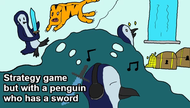 持剑企鹅的策略游戏(Strategy game but with a penguin who has a sword) 游戏封面