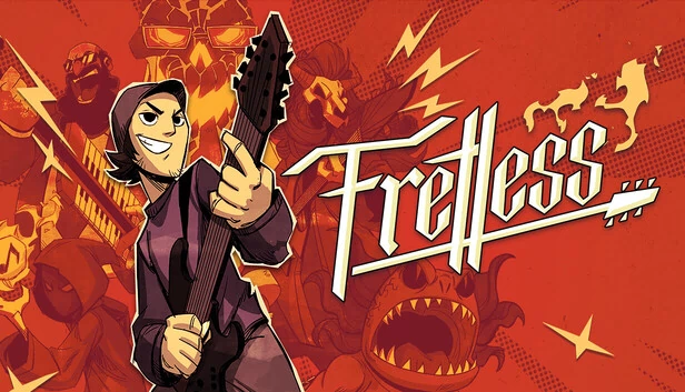 无品吉他 - 里夫森的愤怒（Fretless - The Wrath of Riffson） 游戏封面