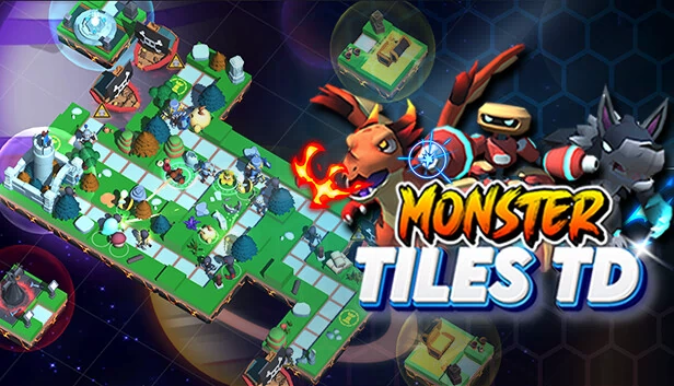 怪物瓷砖塔防：塔楼战争（Monster Tiles TD: Tower Wars） 游戏封面
