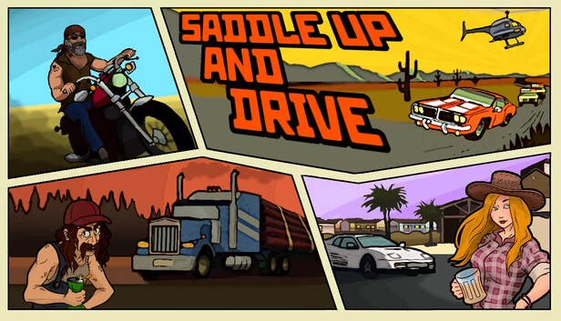 上马驾驶（Saddle Up and Drive） 游戏封面