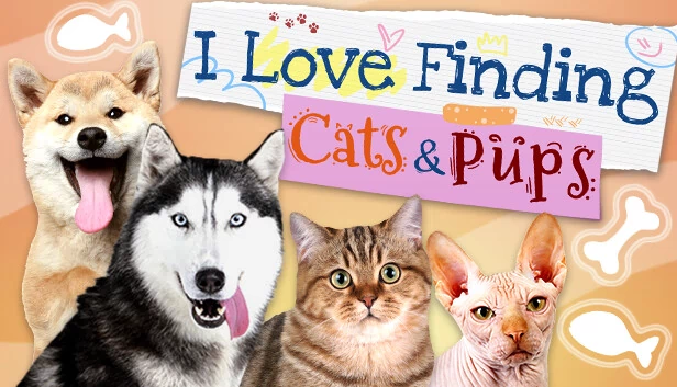 我爱找猫猫狗狗（I Love Finding Cats & Pups） 游戏封面