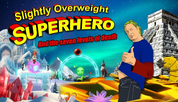 微胖超级英雄与七重死亡（Slightly Overweight Superhero and the seven levels of death） 游戏封面