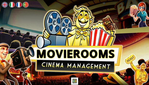 电影工作室 - 影院管理（Movierooms - Cinema Management） 游戏封面
