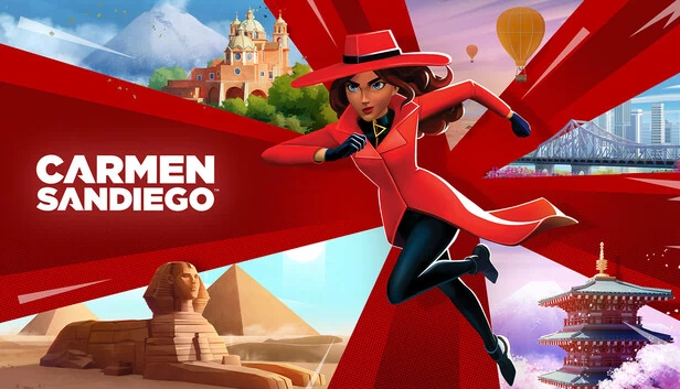 卡门·圣地亚哥（Carmen Sandiego） 游戏封面
