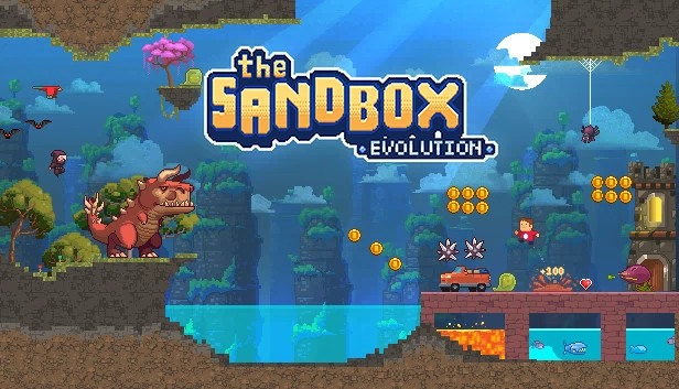 沙盒进化 - 打造2D像素宇宙！（The Sandbox Evolution - Craft a 2D Pixel Universe!） 游戏封面