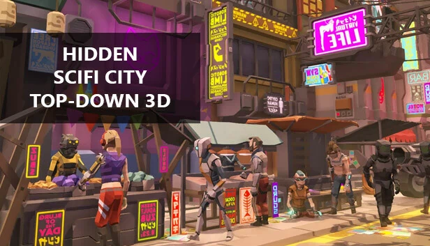隐藏科幻城市俯视3D（Hidden SciFi City Top-Down 3D） 游戏封面