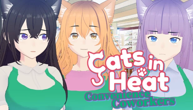 发情猫咪 - 便利同事（Cats in Heat - Convenience Coworkers） 游戏封面