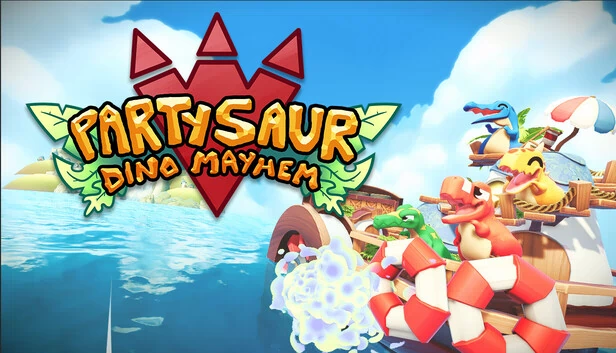 派对暴龙：恐龙大乱斗（PartySaur: Dino Mayhem） 游戏封面