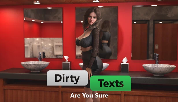 Dirty Texts - Are You Sure? 游戏封面