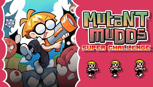 变异泥巴超级挑战（Mutant Mudds Super Challenge） 游戏封面
