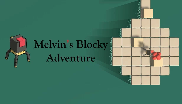 梅尔文的方块冒险（Melvin's Blocky Adventure） 游戏封面