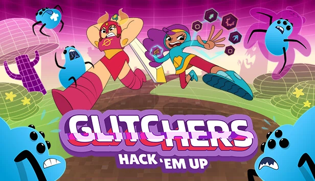 故障者：黑客大乱斗（Glitchers: Hack 'em Up） 游戏封面