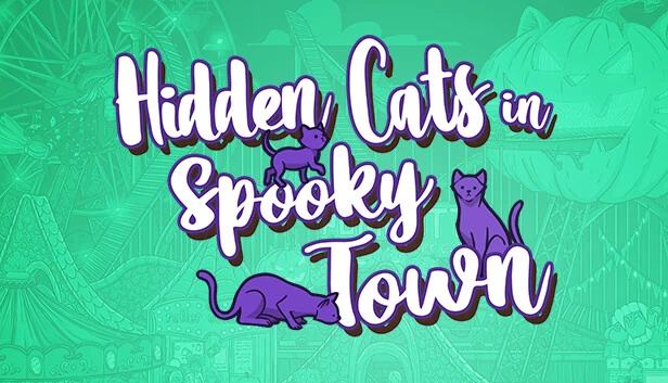 恐怖小镇的隐藏猫咪（Hidden Cats in Spooky Town） 游戏封面