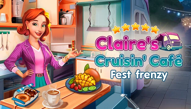 克莱尔的巡航咖啡馆：节日狂热（Claire's Cruisin' Cafe: Fest Frenzy） 游戏封面
