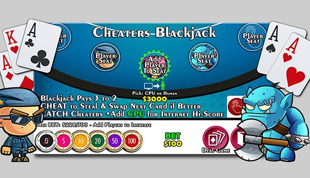 骗子的21点（Cheaters Blackjack 21） 游戏封面