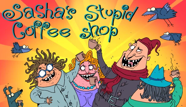 萨莎的愚蠢咖啡店（Sasha's Stupid Coffee Shop） 游戏封面