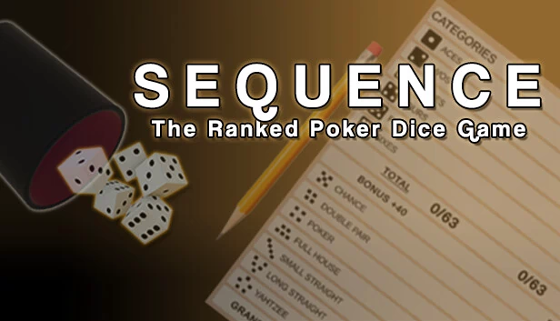 Sequence：排名扑克骰子游戏（Sequence: The Ranked Poker Dice Game） 游戏封面
