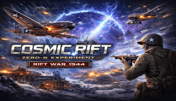 宇宙裂隙：零重力实验 – 1944裂隙战争（Cosmic Rift: Zero-G Experiment – Rift War 1944） 游戏封面
