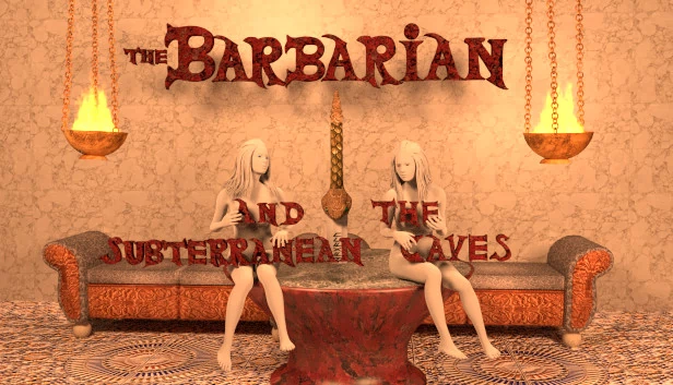 野蛮人和地下洞穴（The Barbarian and the Subterranean Caves） 游戏封面