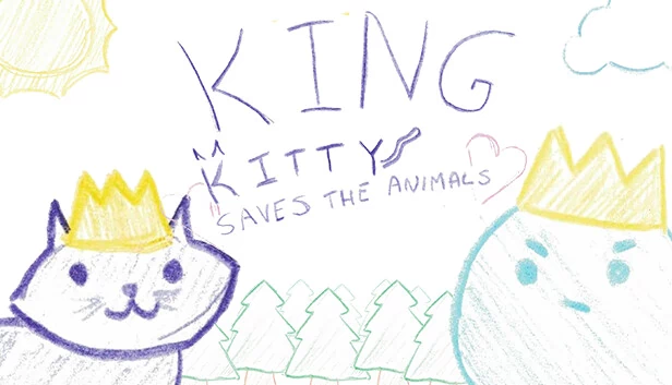 猫咪国王拯救动物(King Kitty Saves The Animals) 游戏封面