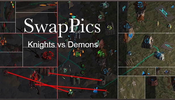 SwapPics: 骑士 vs 恶魔（SwapPics: Knights vs Demons） 游戏封面
