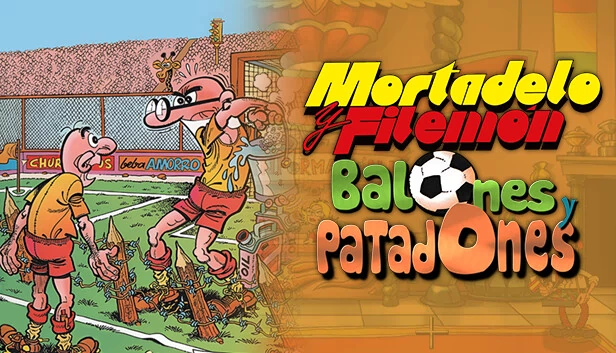 莫塔德罗与菲莱蒙：球赛与踢打（Mortadelo y Filemón: Balones y Patadones） 游戏封面