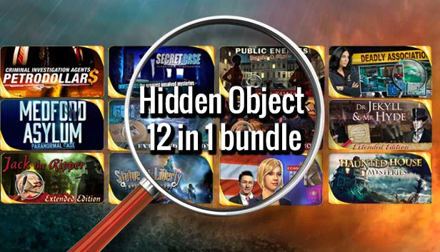 隐藏物品 - 12合1捆绑包（Hidden Object - 12 in 1 bundle） 游戏封面
