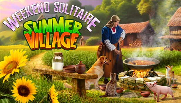 周末纸牌：夏日村庄（Weekend solitaire: Summer village） 游戏封面