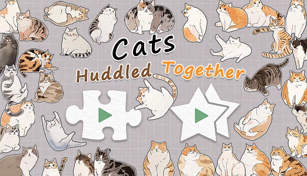 挤在一起的猫猫们（Cats Huddled Together 挤在一起的猫猫们） 游戏封面