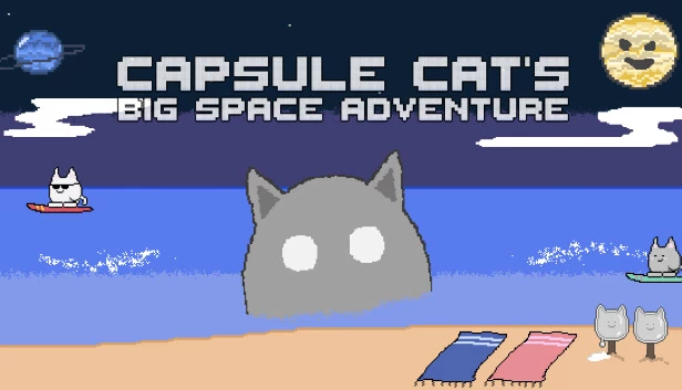 胶囊猫的大太空冒险（Capsule Cat's Big Space Adventure） 游戏封面