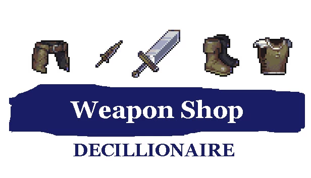 武器商店亿万富翁（Weapon Shop Decillionaire） 游戏封面