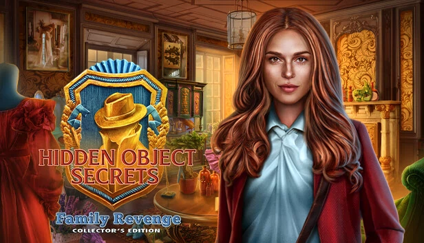 隐藏物品秘密：家族复仇 典藏版（Hidden Object Secrets: Family Revenge Collector's Edition） 游戏封面