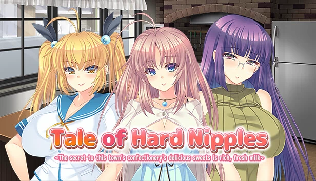 硬乳头物语 ~这家点心店美味甜点的秘诀是浓郁新鲜的牛奶~（A Tale of Hard Nipples ~The secret to this town's confectionery's delicious sweets is rich, fresh milk~） 游戏封面