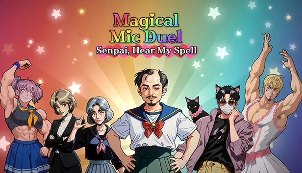魔法麦克风对决：前辈，听我的咒语（Magical Mic Duel: Senpai, Hear My Spell） 游戏封面