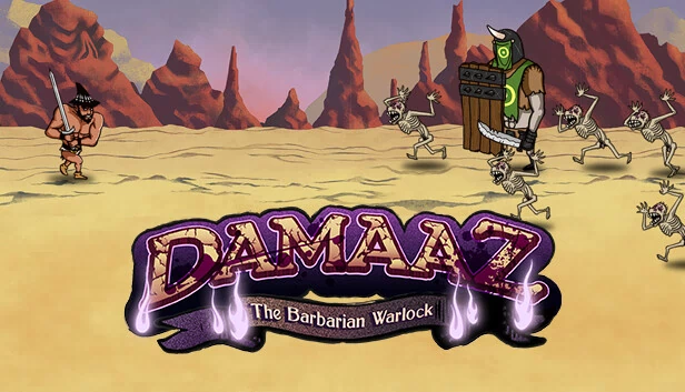 野蛮人术士达马兹（Damaaz the Barbarian Warlock） 游戏封面