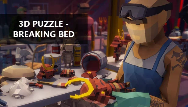 3D拼图 - 打破床（3D PUZZLE - Breaking Bed） 游戏封面
