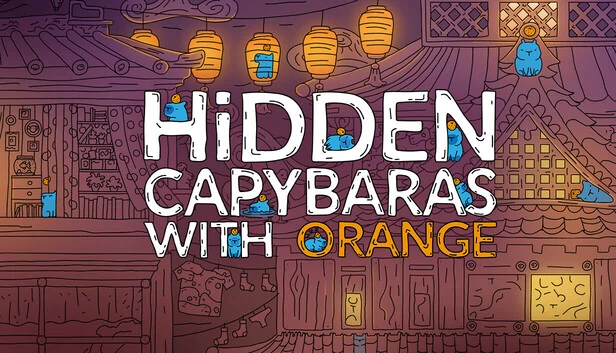 橙子隐藏水豚（Hidden Capybaras with Orange） 游戏封面
