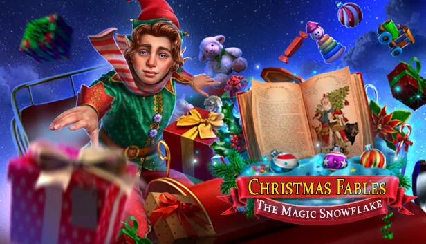 圣诞传说：魔法雪花 收藏版（Christmas Fables: The Magic Snowflake Collector's Edition） 游戏封面
