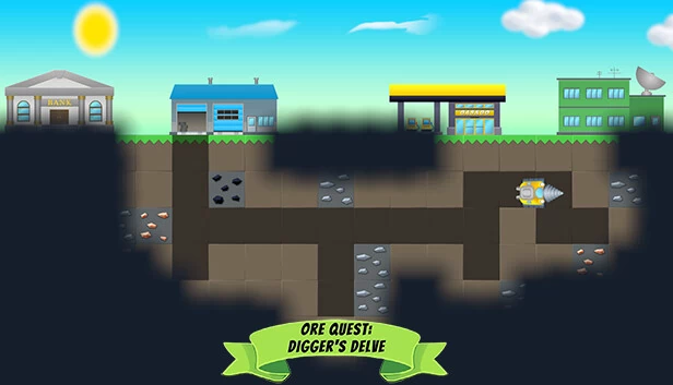矿石任务：挖掘者的深入探索（Ore Quest: Digger's Delve） 游戏封面