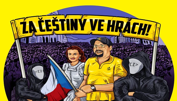 支持游戏中的捷克语！（Za češtiny ve hrách!） 游戏封面