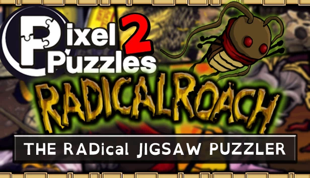 像素拼图2：疯狂蟑螂（Pixel Puzzles 2: RADical ROACH） 游戏封面