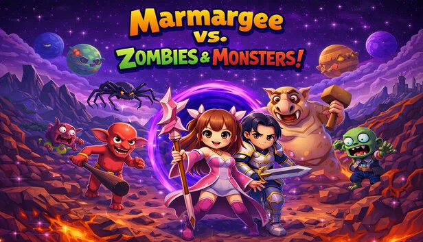 Marmargee 格斗少女大战僵尸与怪物!(Marmargee Fighter Girl vs. Zombies & Monsters!) 游戏封面