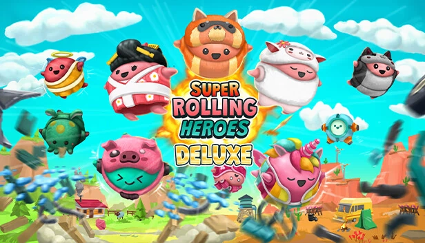 超级滚动英雄 豪华版（Super Rolling Heroes Deluxe） 游戏封面