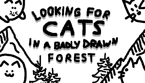 在画得很烂的森林里找猫(Looking For Cats In a Badly Drawn Forest) 游戏封面