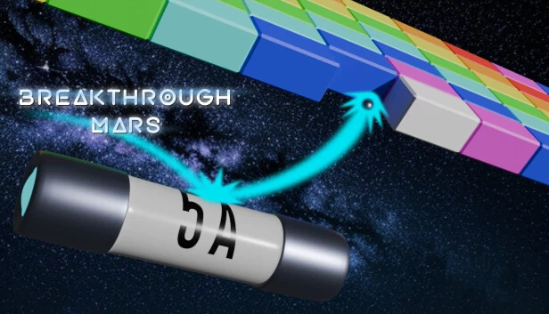 火星突破 – 复古街机火星打砖块（Breakthrough Mars – Retro Arcade Brick Breaker on Mars） 游戏封面