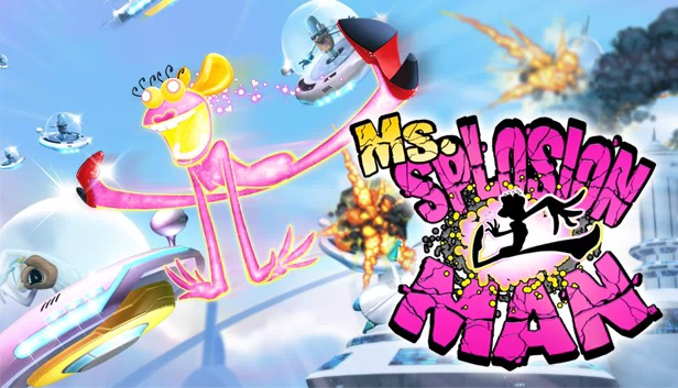 爆炸小姐（Ms. Splosion Man） 游戏封面
